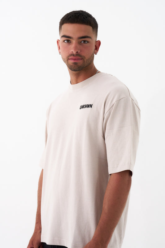 Unknwn Cotton Oversized Crew Neck Half Sleeve T-Shirt