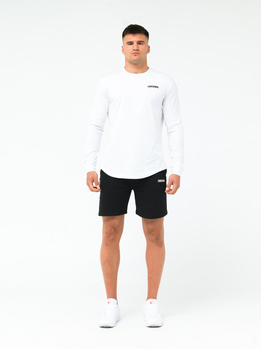 LONG SLEEVE SCOOP - WHITE